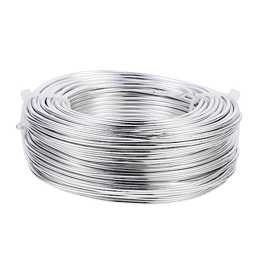 ARTIBETTER 1 Rolle Aluminiumdraht -Schmuckzubehör Perlendraht Modellierdraht biegbarer dicker Draht geflochtener Schmuck Schmuckdraht für Schmuckhersteller Biegbarer Aluminiumdraht Silber ARTIBETTER 1 Rolle Aluminiumdraht -Schmuckzubehör Perlendraht Modellierdraht biegbarer dicker Draht geflochtener Schmuck Schmuckdraht für Schmuckhersteller Biegbarer Aluminiumdraht Silber von Artibetter