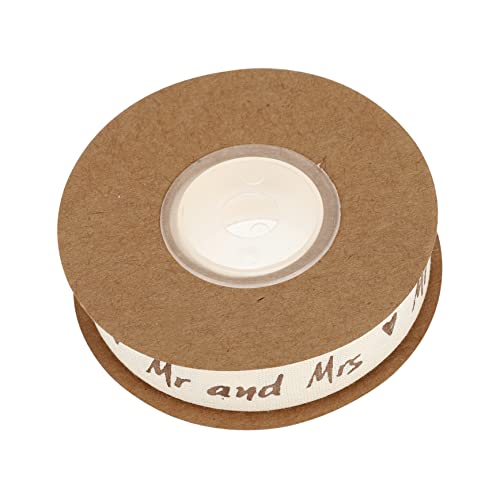 ARTIBETTER 1 Rolle Baumwollband Bedrucktes Geschenkband für Blumenverpackungen DIY Bastelprojekte Hochzeitsdekorationen zum Binden und Verzieren von Geschenken Boxen und Kränzen von Artibetter