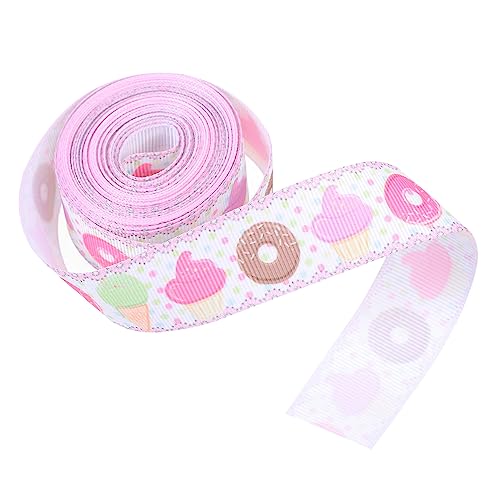 ARTIBETTER 1 Rolle Candy Eiscreme Muster Grosgrain Geschenkband Diy Verpackungsband für Partys und Bastelprojekte von Artibetter