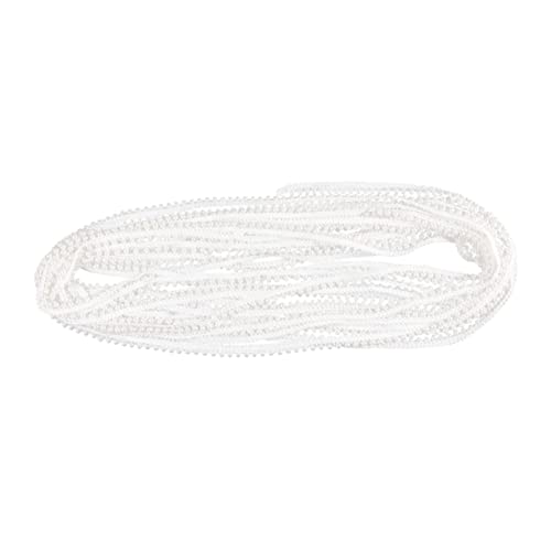 ARTIBETTER 1 Rolle Diy Perlen Spitzenband Yards Hochwertiges Stoff Band für Bekleidungsaccessoires Dekorationen und Bastelprojekte Weiß Stil C von Artibetter