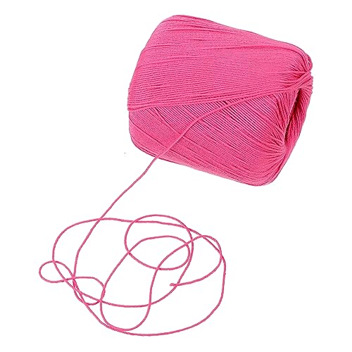 ARTIBETTER 1 Rolle Häkeln Von Baumwollfaden Garn Zum Stricken Fäden Zum Häkeln Diy -zubehör Stricken Bastelseil Kabelgarn Häkeln Handseilweben Strickzubehör Handhandwerk Diy Baumwolle Rosa von Artibetter