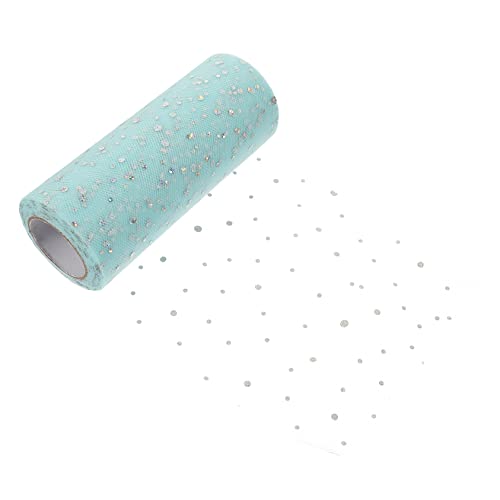 ARTIBETTER 1 Rolle Paillettengarn Dekorationen Tüllband Für Kuchendekoration Zierband Ornament Hochzeitsdeko Basteln DIY Band Spulenband Polyester von Artibetter