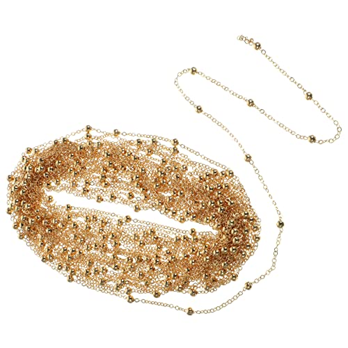 ARTIBETTER 1 Rolle Rolle Kugelkette Halskette Mit Charme Selber Machen Kette Für Die Herstellung Von Halsketten Ketten Für Die Schmuckherstellung Klammer Schlüsselanhänger Golden Kupfer ARTIBETTER 1 Rolle Rolle Kugelkette Halskette Mit Charme Selber Machen Kette Für Die Herstellung Von Halsketten Ketten Für Die Schmuckherstellung Klammer Schlüsselanhänger Golden Kupfer von Artibetter