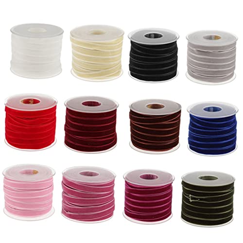 ARTIBETTER 1 Rolle Samtgürtel Zubehör Einwickeln Dickes Band Stoffband Verpackung Dekorativ Trimmen Dekoration Grünes Band Weiß Zerknittert Breit Hochzeit Chiffon -band Fell Weihnachten Grau von Artibetter