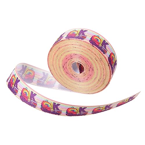 ARTIBETTER 1 Rolle Schulparty Dekorationsband Dünnes Band Bastelseidenband Dekorationsband Schleifen Erstes Geschenkband Jungenband Satinband Rosa Band Bänder Stoff von Artibetter