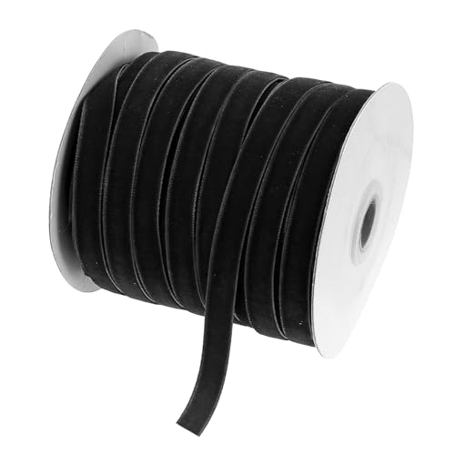 ARTIBETTER 1 Rolle Schwarzes Dekorationsband Hochwertiges Geschenkband für DIY Handwerke Bastelprojekte und Festliche Anlässe für Geschenkschleifen und Dekorationen von Artibetter