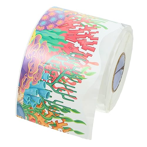 ARTIBETTER 1 Rolle Selbstklebender Cartoon Border Sticker für Blackboard und Bulletin Board Wasserdichtes Dekoratives Klebeband für Klassenzimmer und Kreative Projekte von Artibetter