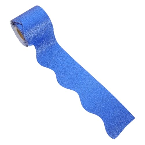 ARTIBETTER 1 Rolle Tafel-rand-aufkleber Tafeldekorationen Auswechselbare Randleiste Pinnwand- Festival-accessoires Schultafelgrenzen Im Klassenzimmer Pinnwand Dekorationen Papier Blue von Artibetter