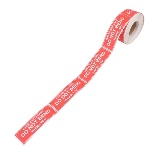 ARTIBETTER 1 Rolle Versandaufkleber Etikett Zerbrechliche Warnaufkleber klein Vorsicht zerbrechliche Aufkleber Zerbrechliche Aufkleber zum Bewegen selbstklebendes Papier rot ARTIBETTER 1 Rolle Versandaufkleber Etikett Zerbrechliche Warnaufkleber klein Vorsicht zerbrechliche Aufkleber Zerbrechliche Aufkleber zum Bewegen selbstklebendes Papier rot von Artibetter