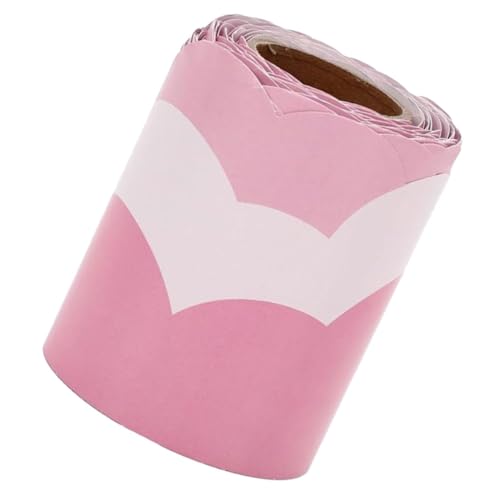 ARTIBETTER 1 Rolle Wolkenrandaufkleber Bulletin Board Grenze Pinnwand Dekorationen Wandtattoos Bulletin-Randaufkleber Grenzaufkleber Bulletinboarder Aufkleber aus beschichtetem Papier Rosa von Artibetter