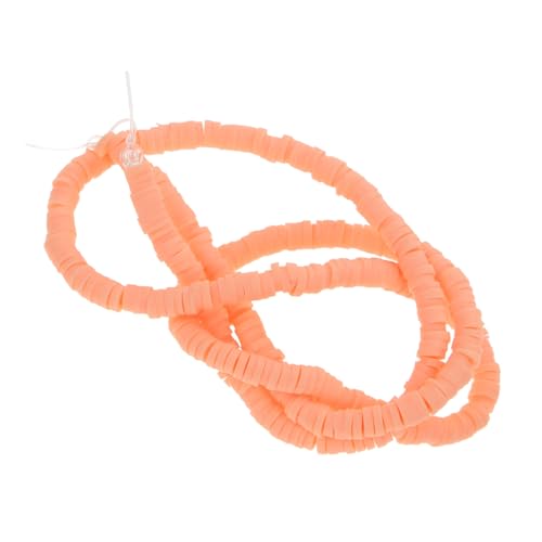 ARTIBETTER 1 Saite Buntes Weicher Keramikabstandshalter Basteln Von Perlen Reiz Tonperlen Zur Herstellung Von Armbändern Distanzperlen Aus Ton Polymer -tonperlen Loch Orange Polymer-ton von Artibetter
