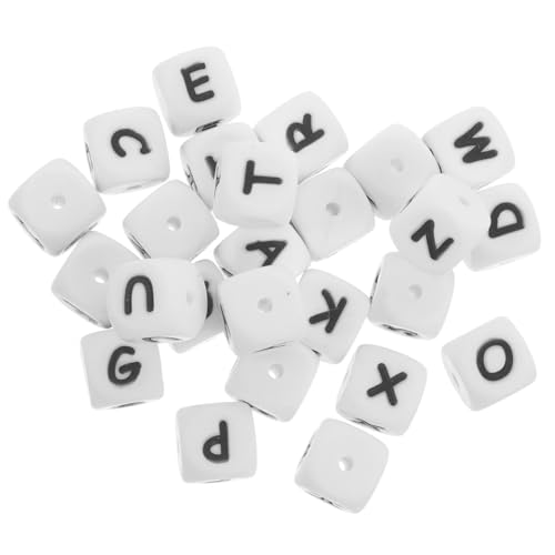 ARTIBETTER 1 Satz Alphabet-perlen Buchstaben Perlen Verschiedene Perlen Alphabet-zauber Schmuck Zarte Buchstabenperlen Alphabetperlen Kieselgel Weiß 26 Stück ARTIBETTER 1 Satz Alphabet-perlen Buchstaben Perlen Verschiedene Perlen Alphabet-zauber Schmuck Zarte Buchstabenperlen Alphabetperlen Kieselgel Weiß 26 Stück von Artibetter