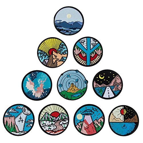 ARTIBETTER 1 Satz Aufnäher Selbstklebende Stickerei Patches Für Rucksäcke Kleidung Und Diy Dekoration Bunte Applikationen Zum Aufbügeln Für Kreative Individualisierung 10 Stück ARTIBETTER 1 Satz Aufnäher Selbstklebende Stickerei Patches Für Rucksäcke Kleidung Und Diy Dekoration Bunte Applikationen Zum Aufbügeln Für Kreative Individualisierung 10 Stück von Artibetter