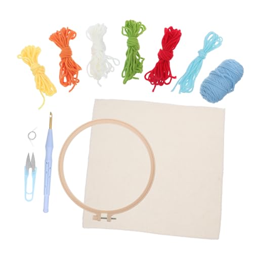 ARTIBETTER 1 Satz Bastelwerkzeug für Bausatz Stickfaden Nähen Bausätze Stanzen klein Handarbeitsset für Punch Embroidery Set für Stickformfaden Stanzstickset für Anfänger von Artibetter