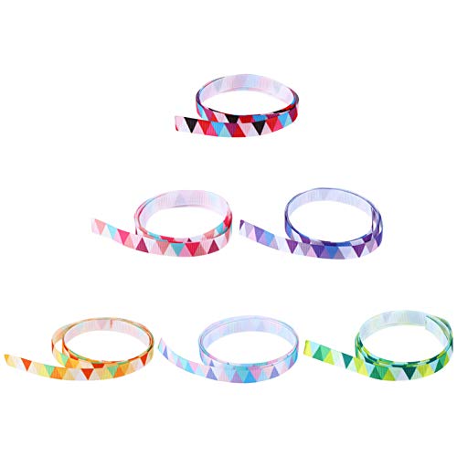 ARTIBETTER 1 Satz Bedrucktes Dekoband Für Diy Ohrringe Geschenkbänder Und Handwerksprojekte Hochwertiges Schleifenband Für Bastelarbeiten Und Verpackungen 12 Stück von Artibetter