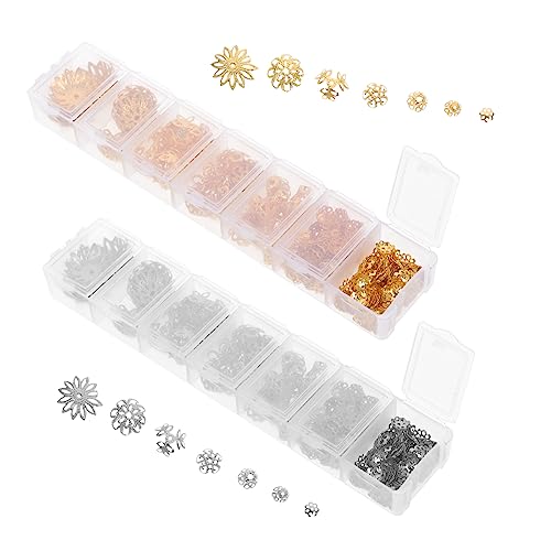 ARTIBETTER 1 Satz Blumenperlenkappen Boxen Mit Diy Perlenkappen Für Armbänder Und Schmuck Hochwertige Zubehörteile Für Bastelprojekte Langlebig Und Farblich Vielfältig 2boxen ARTIBETTER 1 Satz Blumenperlenkappen Boxen Mit Diy Perlenkappen Für Armbänder Und Schmuck Hochwertige Zubehörteile Für Bastelprojekte Langlebig Und Farblich Vielfältig 2boxen von Artibetter