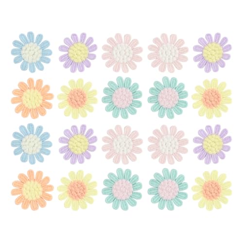 ARTIBETTER 1 Satz Blumenstoff Patches Bunte Selbstklebende Applikationen Für Diy Projekte Für Kleidung Jacken Und Taschen Einfach Anzubringen Und Dekorativ Zufällige 20 Stück ARTIBETTER 1 Satz Blumenstoff Patches Bunte Selbstklebende Applikationen Für Diy Projekte Für Kleidung Jacken Und Taschen Einfach Anzubringen Und Dekorativ Zufällige 20 Stück von Artibetter