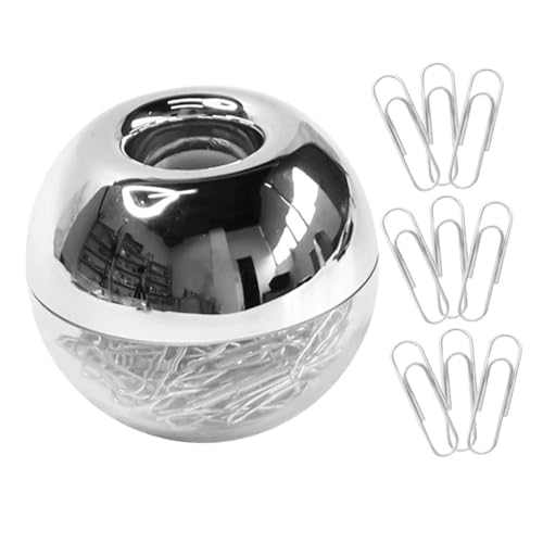 ARTIBETTER 1 Satz Büroklammer-Set Jumbo-Büroklammern kleine Büroklammer Büroklammern abheften Schreibwaren Entzückende Papierklammern Office -Datei Clips Eisen Silver von Artibetter
