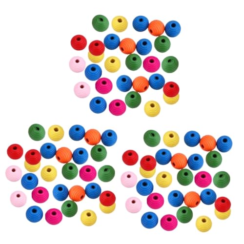ARTIBETTER 1 Satz Bunte Holzperlen Runde Diy Spacer Perlen Für Schmuckherstellung Und Bastelprojekte Für Armbänder Ohrringe Und Kreative Designs 100 Stück von Artibetter