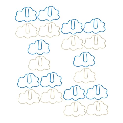 ARTIBETTER 1 Satz Cartoon Lesezeichenstift Miniclips Papierklammern Papierclips Süße Büroklammern Kleine Dokumentenklammern Cartoon Kleine Büroklammern Buchleseclips Metall 20 Stück von Artibetter