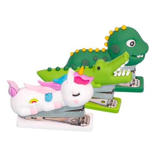 ARTIBETTER 1 Satz Cartoon Mini Hefter Lustig Schreibtisch Hochschule Jungs Maschine Broschüren Tierischer Mini-hefter Kinderhefter Dinsoaur -hefter Heftertier Rostfreier Stahl 3 Stück ARTIBETTER 1 Satz Cartoon Mini Hefter Lustig Schreibtisch Hochschule Jungs Maschine Broschüren Tierischer Mini-hefter Kinderhefter Dinsoaur -hefter Heftertier Rostfreier Stahl 3 Stück von Artibetter