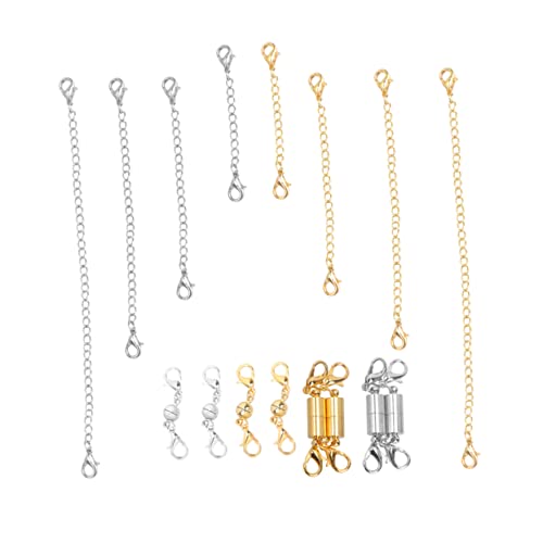 ARTIBETTER 1 Satz Cylindrische Magnetverschluss Kette Gold Silber Diy Schmuckzubehör Magnetverschluss für Armbänder und Mehr Einfach zu Verwenden für Kreative Projekte von Artibetter