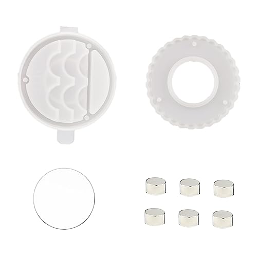 ARTIBETTER 1 Satz DIY Epoxidharz Silikonform für Wimpern Aufbewahrungsbox mit Gießform zur Herstellung von Einzigartigen Eyelash Containern für Bastelprojekte und von Artibetter