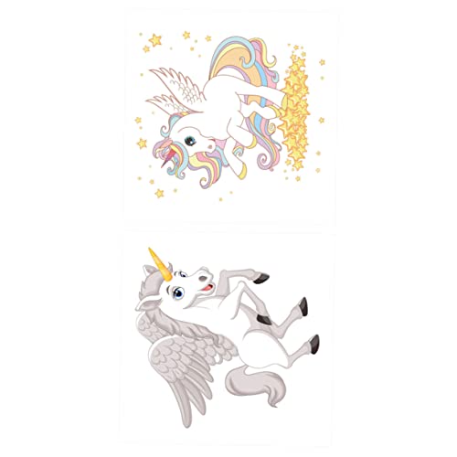 ARTIBETTER 1 Satz Diy Einhorn Aufnäher Bunte Kleidungspatches Für Kostüme Taschen Und Bekleidung Kreative Stoffdekoration Für Jeansjacken Blusen Und Mehr 2 Stück ARTIBETTER 1 Satz Diy Einhorn Aufnäher Bunte Kleidungspatches Für Kostüme Taschen Und Bekleidung Kreative Stoffdekoration Für Jeansjacken Blusen Und Mehr 2 Stück von Artibetter