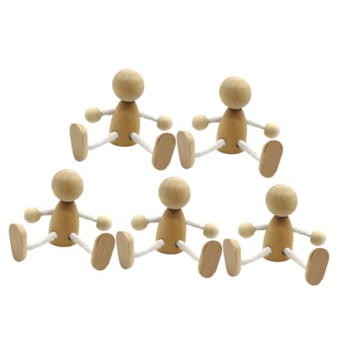 ARTIBETTER 1 Satz Diy Holzpuppen Blanke Holzfiguren Für Bastelspielzeuge Dekorative Holzfiguren Für Landschaften Und Diy Projekte Hand Auge Koordination 6 Stück ARTIBETTER 1 Satz Diy Holzpuppen Blanke Holzfiguren Für Bastelspielzeuge Dekorative Holzfiguren Für Landschaften Und Diy Projekte Hand Auge Koordination 6 Stück von Artibetter