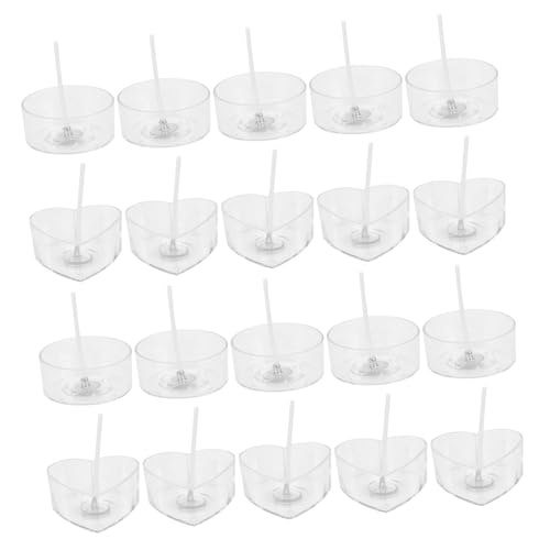 ARTIBETTER 1 Satz Diy Kerzenherstellung Transparente Silikonformen Rund Herzförmig Dochte Sicher und Einfach zu Reinigen für Kreative Kerzenliebhaber ARTIBETTER 1 Satz Diy Kerzenherstellung Transparente Silikonformen Rund Herzförmig Dochte Sicher und Einfach zu Reinigen für Kreative Kerzenliebhaber von Artibetter