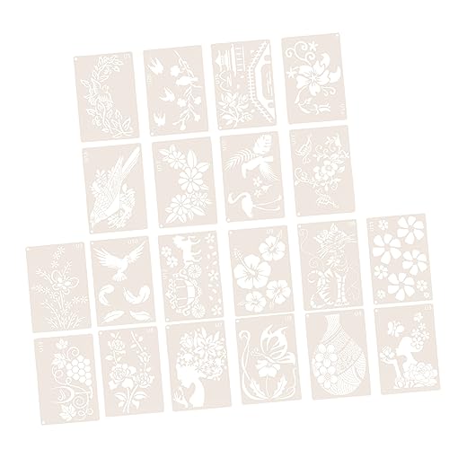 ARTIBETTER 1 Satz Diy Malerei Schablonen Teiliges Zeichenvorlagen für Projekte Vögeln Wiederverwendbar Leicht für Erwachsene Bastelschablonen für Scrapbooking und Handwerkskunst von Artibetter
