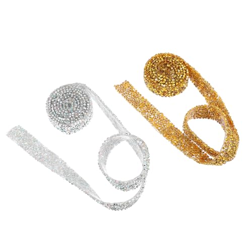 ARTIBETTER 1 Satz Diy Strassband Diamantband Für Kostümaccessoires Ab Farbe Für Schmuckdesign Und Bastelprojekte Glänzend Und Vielseitig Einsetzbar 2er-pack ARTIBETTER 1 Satz Diy Strassband Diamantband Für Kostümaccessoires Ab Farbe Für Schmuckdesign Und Bastelprojekte Glänzend Und Vielseitig Einsetzbar 2er-pack von Artibetter