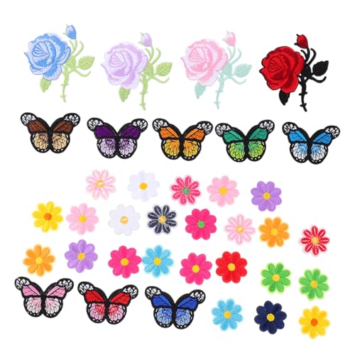 ARTIBETTER 1 Satz Diy Teiliges Mit Blumen Stickern Hitzebeständige Patches Für Kreative Reparaturen Und Dekoration Von Kleidung Taschen Und Mehr 36 Stück ARTIBETTER 1 Satz Diy Teiliges Mit Blumen Stickern Hitzebeständige Patches Für Kreative Reparaturen Und Dekoration Von Kleidung Taschen Und Mehr 36 Stück von Artibetter