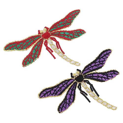 ARTIBETTER 1 Satz Dragonfly Bestickte Patches Zum Aufbügeln Diy Dekoration Für Kleidung Schuhe Handwerksprojekte Tragbare Und Ansprechende Applikationen Für Kreative Designs 2 Stück ARTIBETTER 1 Satz Dragonfly Bestickte Patches Zum Aufbügeln Diy Dekoration Für Kleidung Schuhe Handwerksprojekte Tragbare Und Ansprechende Applikationen Für Kreative Designs 2 Stück von Artibetter