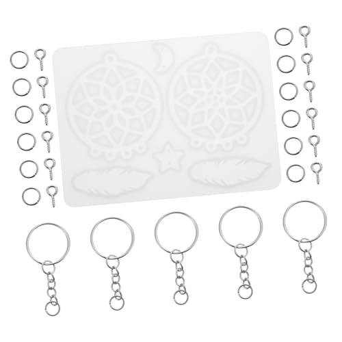 ARTIBETTER 1 Satz Dream Catcher Silikonform Diy Epoxidharz Gussform für Flexible und Reißfeste Silikonform für Kreative Bastelprojekte für Schmuck und Dekoration von Artibetter