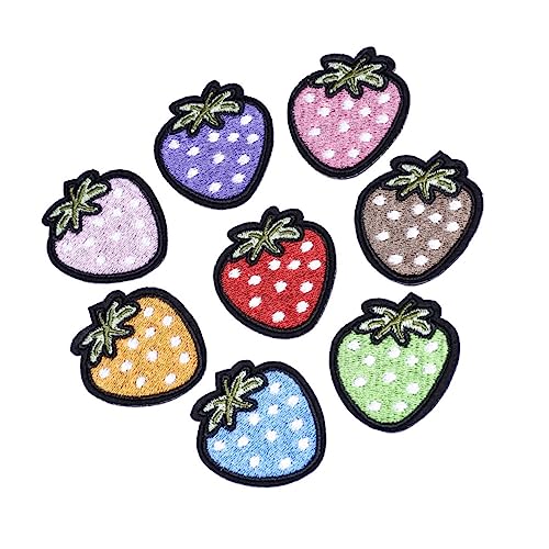 ARTIBETTER 1 Satz Erdbeer Stickerei Patches Set Farben Applikationen für Kleidung Jeans Hüte Diy Kleidungsreparatur Niedliche Designs zur Verschönerung von Outfits ARTIBETTER 1 Satz Erdbeer Stickerei Patches Set Farben Applikationen für Kleidung Jeans Hüte Diy Kleidungsreparatur Niedliche Designs zur Verschönerung von Outfits von Artibetter