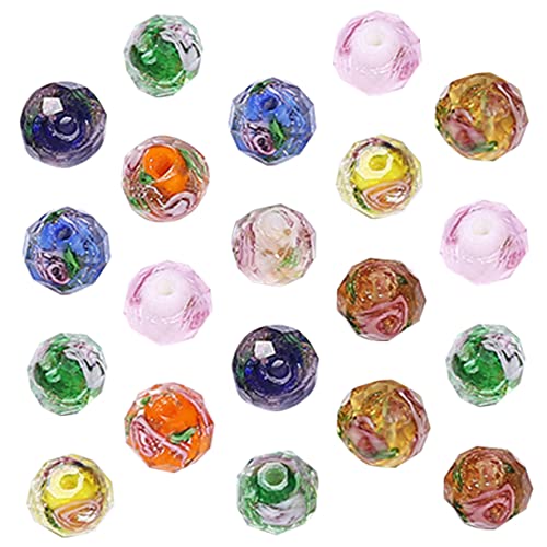 ARTIBETTER 1 Satz Facettierte Glasperlen Für Diy Schmuckherstellung Beads Für Armbänder Ohrringe Und Handwerksprojekte Für Bastelideen 20 Stück ARTIBETTER 1 Satz Facettierte Glasperlen Für Diy Schmuckherstellung Beads Für Armbänder Ohrringe Und Handwerksprojekte Für Bastelideen 20 Stück von Artibetter