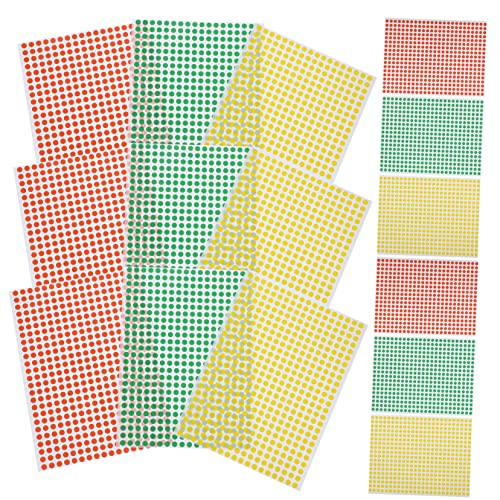 ARTIBETTER 1 Satz Farbige Tag -aufkleber Schild Form Runde Etiketten Sortiert Klein Runden Runde Selbstklebende Aufkleber Klassifizierungspunktaufkleber Rundes Etikett 15blatt ARTIBETTER 1 Satz Farbige Tag -aufkleber Schild Form Runde Etiketten Sortiert Klein Runden Runde Selbstklebende Aufkleber Klassifizierungspunktaufkleber Rundes Etikett 15blatt von Artibetter