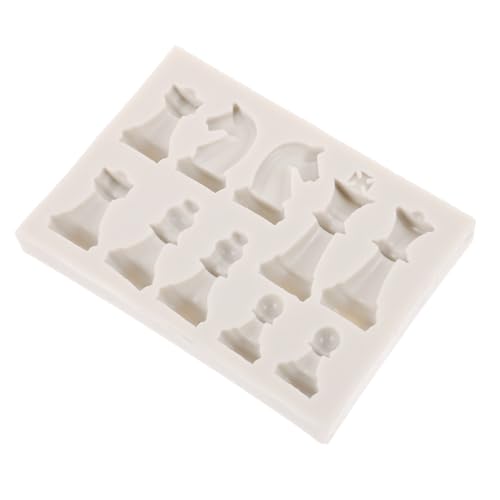ARTIBETTER 1 Satz Flexibles Silikon Schachmuster DIY Schachfiguren Gussform für Bastelprojekte Einfach zu Entformen Langlebig und Leicht zu Reinigen für Familienaktivitäten und Spieleabende von Artibetter