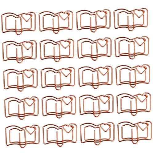 ARTIBETTER 1 Satz Geformte Büroklammer Bookmarks Book Marks Office Decoration Dekoklammern Büromaterial Büroklammern Mini-büroklammer Ticketinhaber Bürobedarf Rostfreier Stahl Golden 20 Stück ARTIBETTER 1 Satz Geformte Büroklammer Bookmarks Book Marks Office Decoration Dekoklammern Büromaterial Büroklammern Mini-büroklammer Ticketinhaber Bürobedarf Rostfreier Stahl Golden 20 Stück von Artibetter