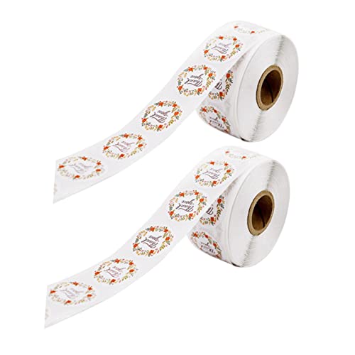 ARTIBETTER 1 Satz Geschenkanhänger Aufkleber Pro Rolle Selbstklebend Für Diy Verpackungen Und Für Hochzeiten Und 2rollen von Artibetter