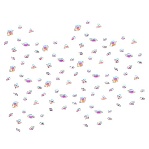 ARTIBETTER 1 Satz Glasperlen Zum Ab Farben Handarbeitszubehör Mix Stil Für Diy Kleidung Taschen Haarschmuck Und Mehr 120 Stück von Artibetter