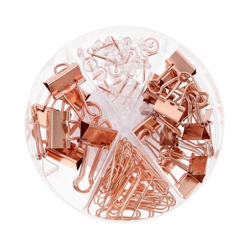 ARTIBETTER 1 Satz Goldene Büroklammern Multifunktionale Bürobedarf für Notizen Briefe und Dokumente für Schule Zuhause und Bürogebrauch Robuste und Dekorative Clips ARTIBETTER 1 Satz Goldene Büroklammern Multifunktionale Bürobedarf für Notizen Briefe und Dokumente für Schule Zuhause und Bürogebrauch Robuste und Dekorative Clips von Artibetter