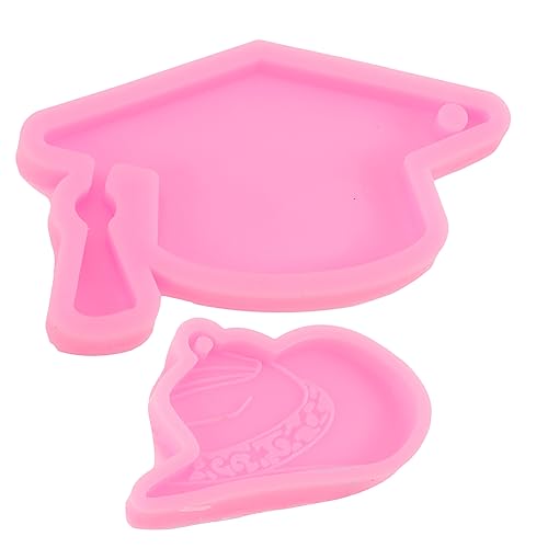 ARTIBETTER 1 Satz Gussform Anhänger Herstellung Zubehör Kappe Handgemachte Abschlussgeschenk Praktische Schlüsselbundform Schlüsselbundformen Für Epoxidharz Kieselgel Rosa 2 Stück von Artibetter