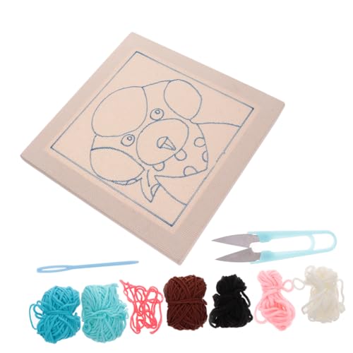 ARTIBETTER 1 Satz Handgemachtes Stickmaterial Diy Zubehör für Kreative Handarbeiten Einzigartiges Bastelset ohne Stanznadel und Stativ Hundemuster für Anfänger und Bastel Enthusiasten ARTIBETTER 1 Satz Handgemachtes Stickmaterial Diy Zubehör für Kreative Handarbeiten Einzigartiges Bastelset ohne Stanznadel und Stativ Hundemuster für Anfänger und Bastel Enthusiasten von Artibetter