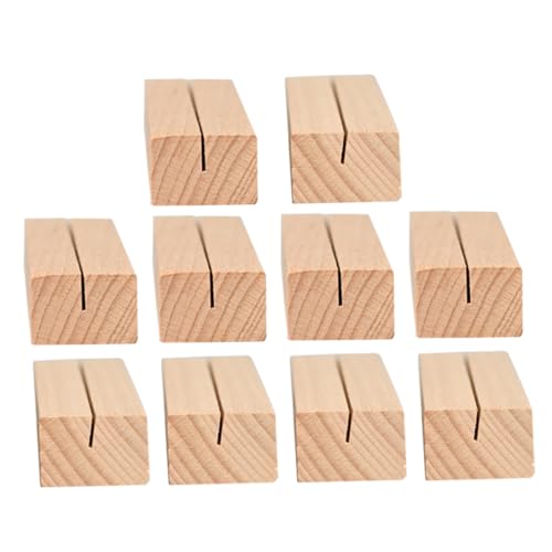 ARTIBETTER 1 Satz Holzbasis Aus Holz Foto Name Kartenhalter Rustikale Tischnummernhalter Karten Zeigen Stand Bildhalter Für Tische Tischmarkierungsständer Bild Steht Khaki 10 Stück ARTIBETTER 1 Satz Holzbasis Aus Holz Foto Name Kartenhalter Rustikale Tischnummernhalter Karten Zeigen Stand Bildhalter Für Tische Tischmarkierungsständer Bild Steht Khaki 10 Stück von Artibetter