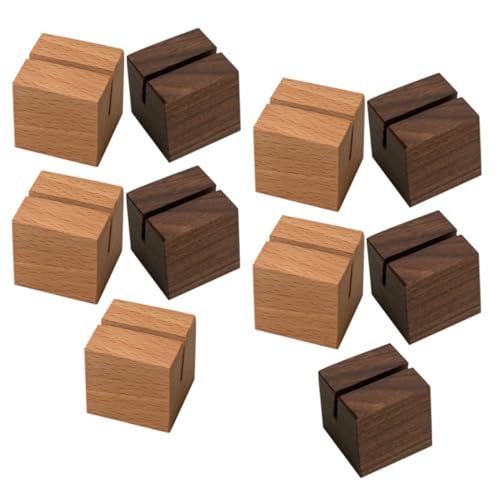 ARTIBETTER 1 Satz Holzbasis Aus Holz Visitenkartenständer Inhaber Platzkartenhalter Für Tischdekoration Tischschildhalter Aus Holz Kartenhalter Für Den Tisch Name Kartenhalter 10 Stück ARTIBETTER 1 Satz Holzbasis Aus Holz Visitenkartenständer Inhaber Platzkartenhalter Für Tischdekoration Tischschildhalter Aus Holz Kartenhalter Für Den Tisch Name Kartenhalter 10 Stück von Artibetter