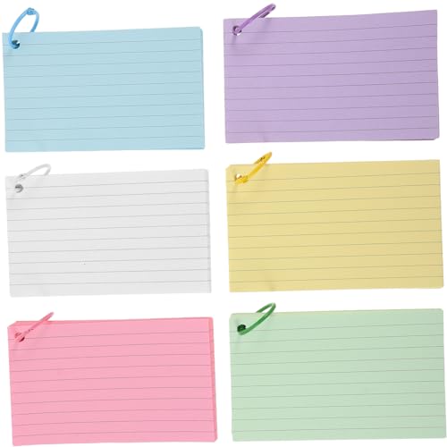 ARTIBETTER 1 Satz Karteikarten mit Metallringen Indexkarten für Notizen Lernen und Organisation Notizkarten für Schule Büro und Zuhause To Do Listen und Erinnerungen ARTIBETTER 1 Satz Karteikarten mit Metallringen Indexkarten für Notizen Lernen und Organisation Notizkarten für Schule Büro und Zuhause To Do Listen und Erinnerungen von Artibetter