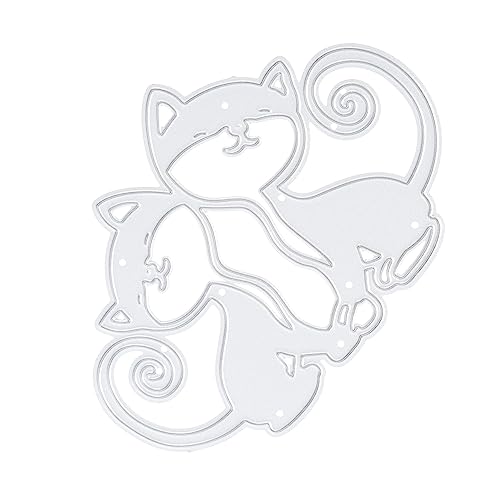 ARTIBETTER 1 Satz Katzen Stanzformen Diy Prägemuster Für Scrapbooking Bastelarbeiten Und Dekoration Für Fotoalben Und Feiertagsprojekte 2 Stück ARTIBETTER 1 Satz Katzen Stanzformen Diy Prägemuster Für Scrapbooking Bastelarbeiten Und Dekoration Für Fotoalben Und Feiertagsprojekte 2 Stück von Artibetter