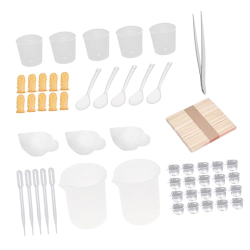 ARTIBETTER 1 Satz Klebewerkzeug Bastelkasten Bastel Set Glaskleber Handgemachte Handgemachte Kleberwerkzeuge Diy-epoxidharz-werkzeuge Epoxid-werkzeugsatz Kunststoff 101 Stück von Artibetter